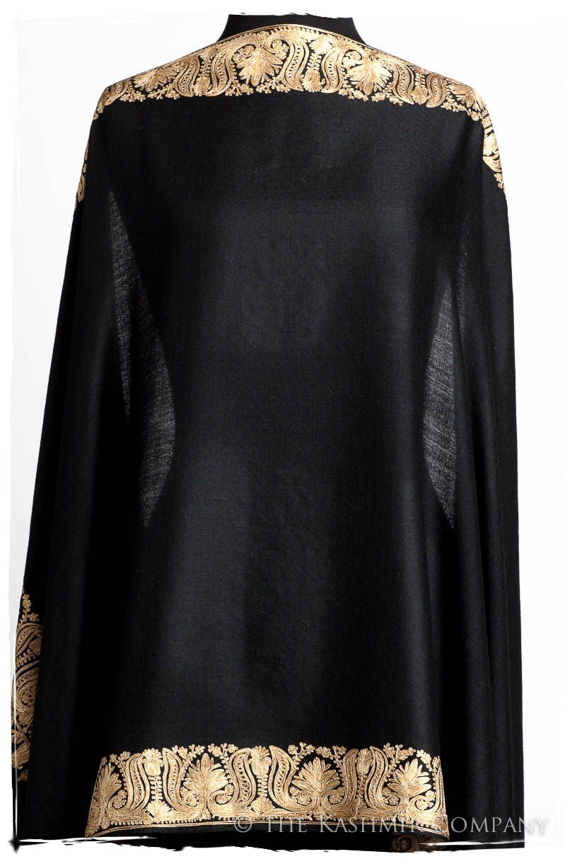 The Sophistiqué Oro Lotus Frontière Shawl