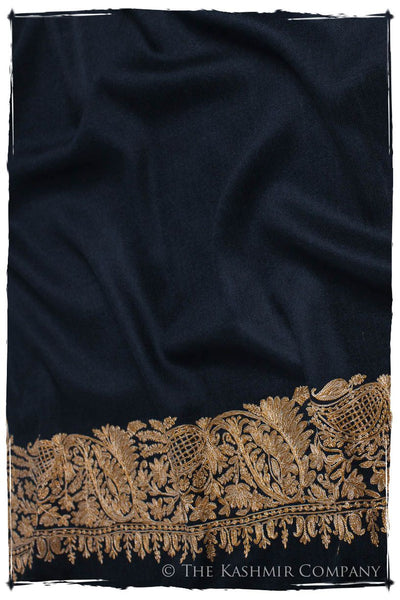 The Sophistiqué Oro Jardin Frontière Shawl