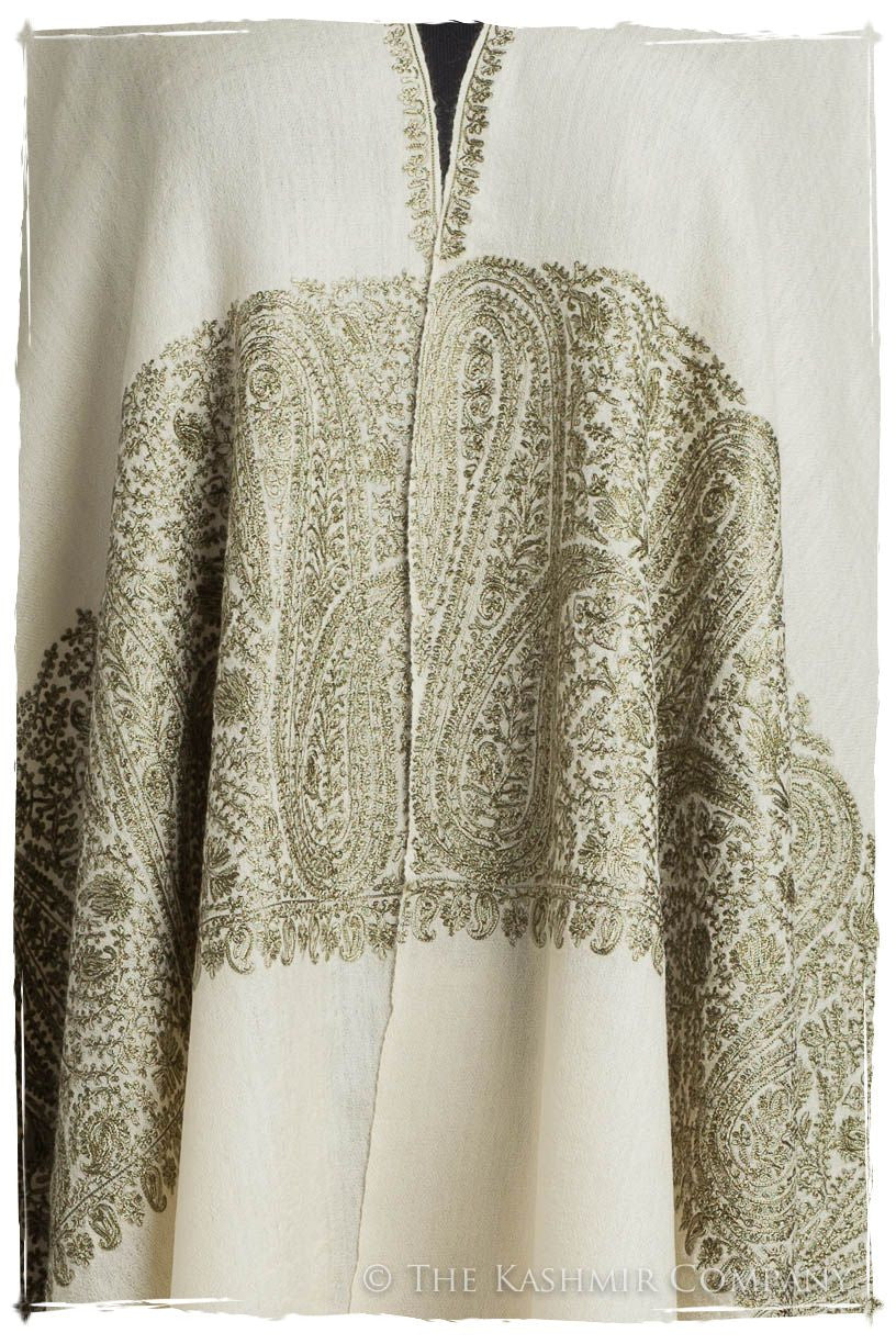 The Sophistiqué Ivoire Vignoble Empress Paisley Shawl