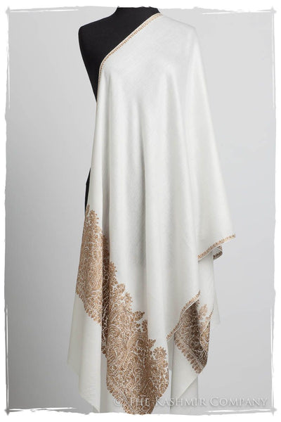 The Sophistiqué Oro Reine Ivoire Paisley Shawl