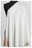 The Sophistiqué Oro Reine Ivoire Paisley Shawl