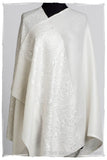 The Sophistiqué Ivoire Empress Paisley Shawl