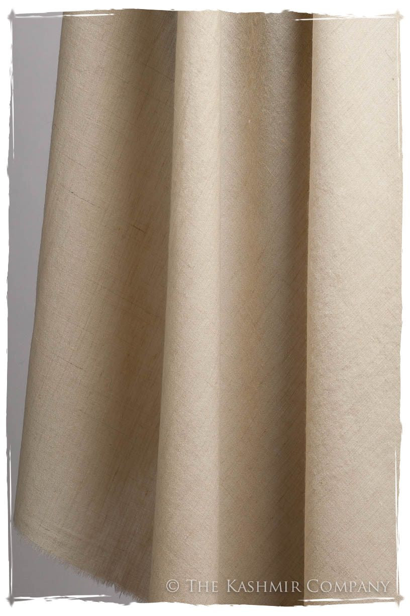 Turtledove Ivory - Le Luxe Simple - Grand Handloom Pashmina Shawl