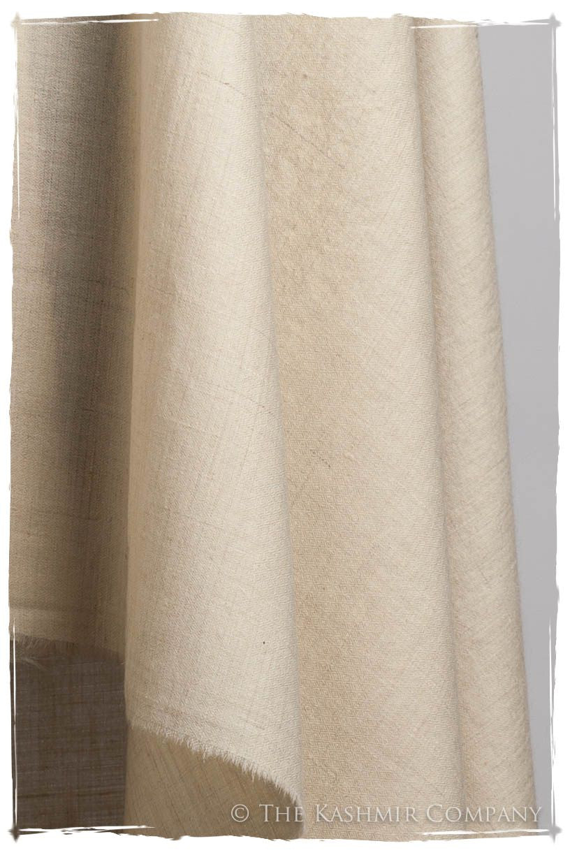 Turtledove Ivory - Le Luxe Simple - Grand Handloom Pashmina Shawl