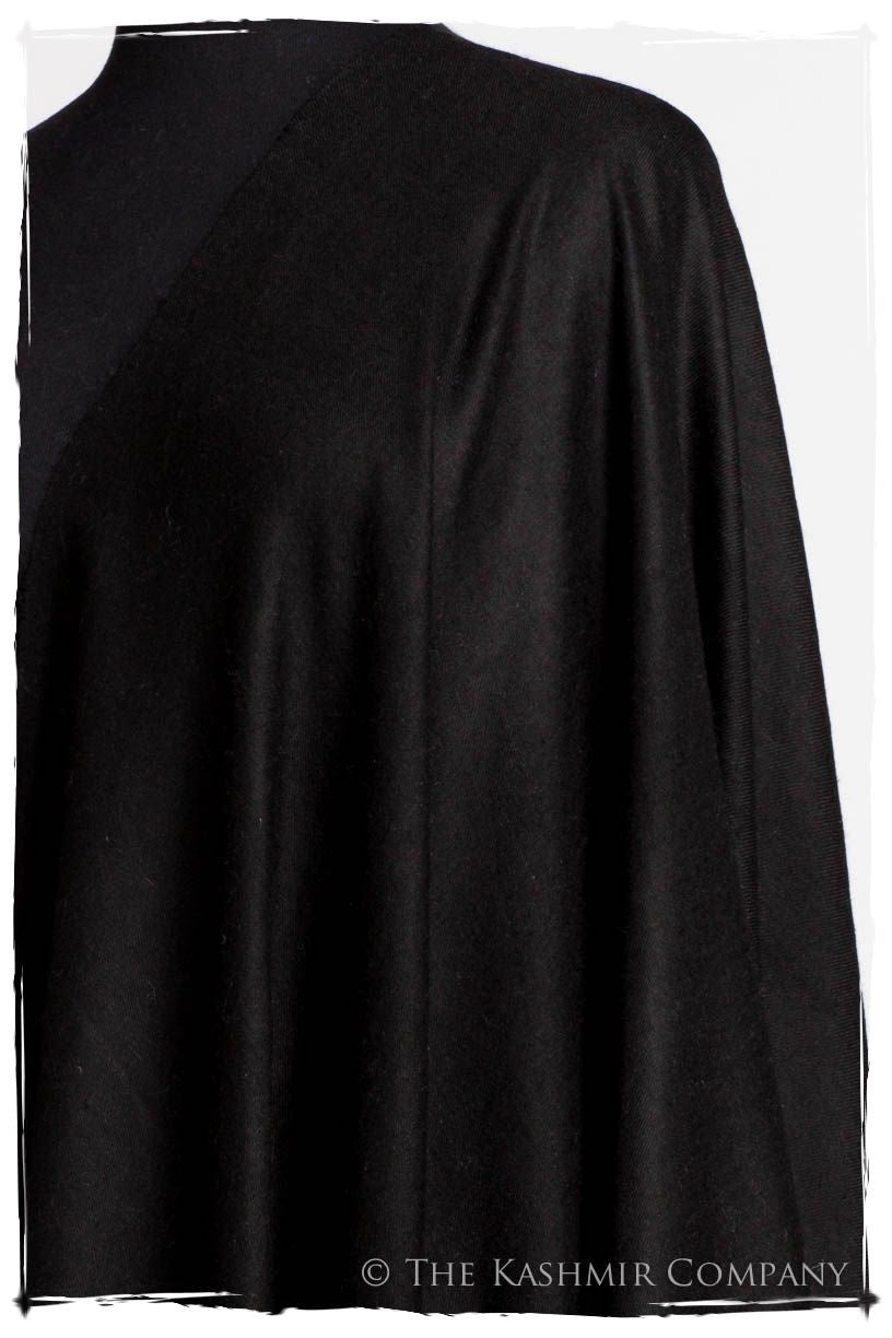 Caviar Ebony - Le Luxe Simple - Grand Handloom Pashmina Shawl