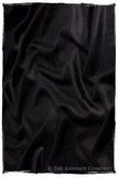 Caviar Ebony - Le Luxe Simple - Grand Handloom Pashmina Shawl