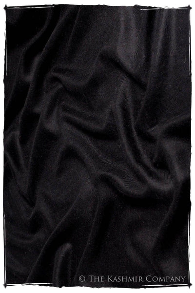 Caviar Ebony - Le Luxe Simple - Grand Handloom Pashmina Shawl