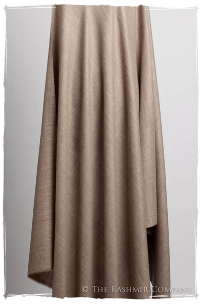 California Sand Taupe - Le Luxe Simple - Grand Handloom Pashmina Shawl