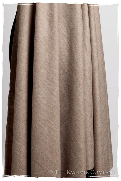 California Sand Taupe - Le Luxe Simple - Grand Handloom Pashmina Shawl