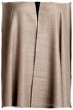 California Sand Taupe - Le Luxe Simple - Grand Handloom Pashmina Shawl