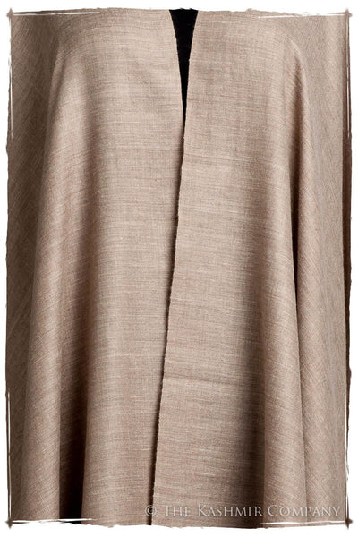 California Sand Taupe - Le Luxe Simple - Grand Handloom Pashmina Shawl