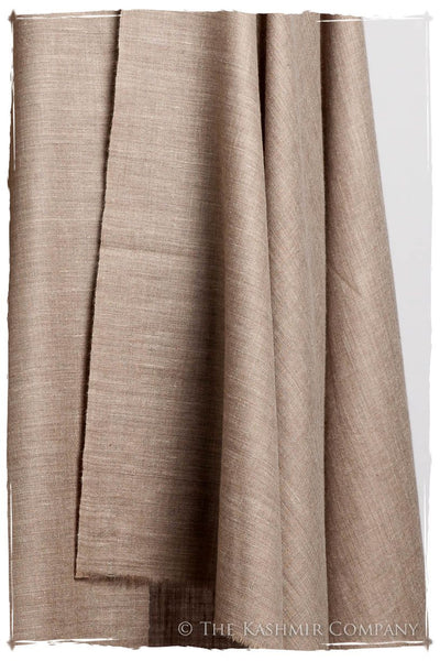 California Sand Taupe - Le Luxe Simple - Grand Handloom Pashmina Shawl