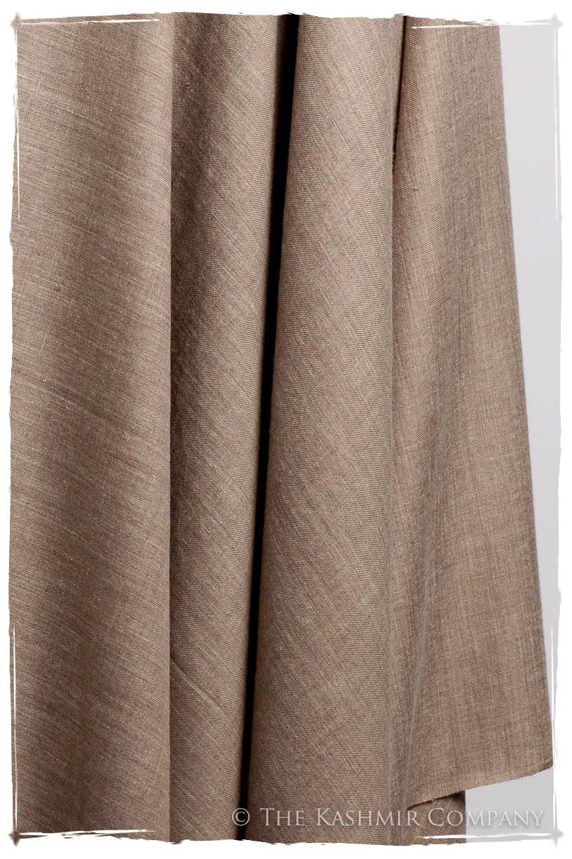 California Sand Taupe - Le Luxe Simple - Grand Handloom Pashmina Shawl
