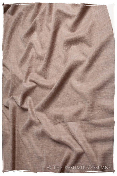 California Sand Taupe - Le Luxe Simple - Grand Handloom Pashmina Shawl