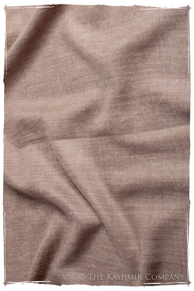 California Sand Taupe - Le Luxe Simple - Grand Handloom Pashmina Shawl