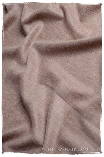 California Sand Taupe - Le Luxe Simple - Grand Handloom Pashmina Shawl