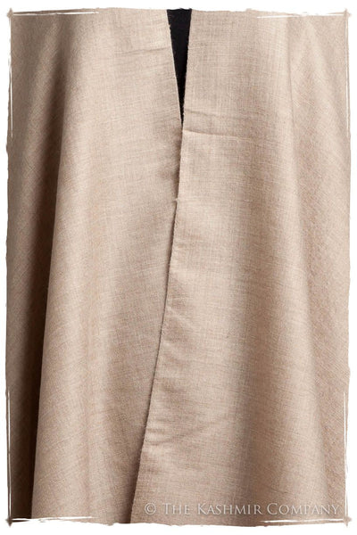 Cuban Sand Taupe - Le Luxe Simple - Grand Handloom Pashmina Shawl