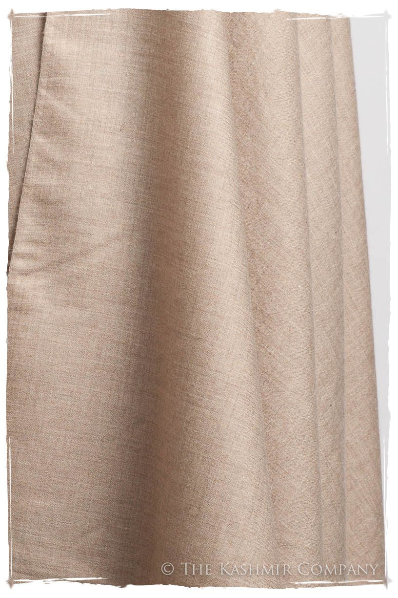 Cuban Sand Taupe - Le Luxe Simple - Grand Handloom Pashmina Shawl