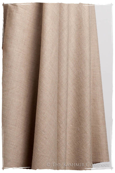 Cuban Sand Taupe - Le Luxe Simple - Grand Handloom Pashmina Shawl