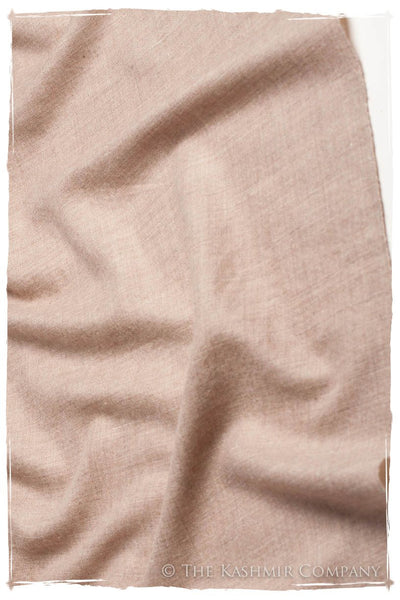 Cuban Sand Taupe - Le Luxe Simple - Grand Handloom Pashmina Shawl