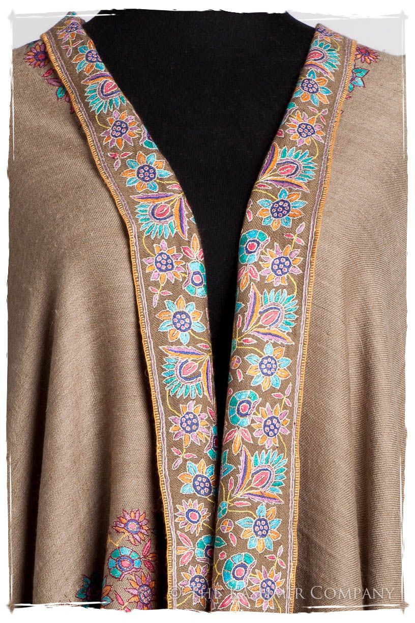 Les Domaines de la Provence - Reversible Dorukha Grand Pashmina Shawl