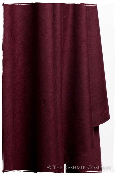 Windsor Burgundy - Le Luxe Simple - Grand Handloom Pashmina Shawl