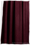 Windsor Burgundy - Le Luxe Simple - Grand Handloom Pashmina Shawl
