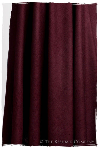 Windsor Burgundy - Le Luxe Simple - Grand Handloom Pashmina Shawl