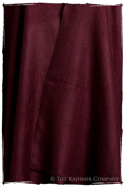 Windsor Burgundy - Le Luxe Simple - Grand Handloom Pashmina Shawl