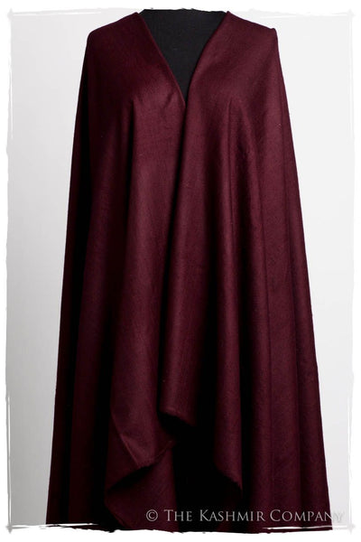 Windsor Burgundy - Le Luxe Simple - Grand Handloom Pashmina Shawl