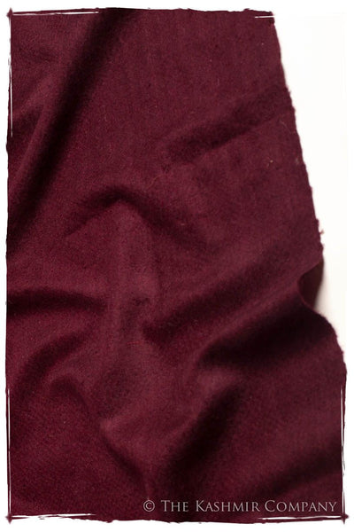 Windsor Burgundy - Le Luxe Simple - Grand Handloom Pashmina Shawl