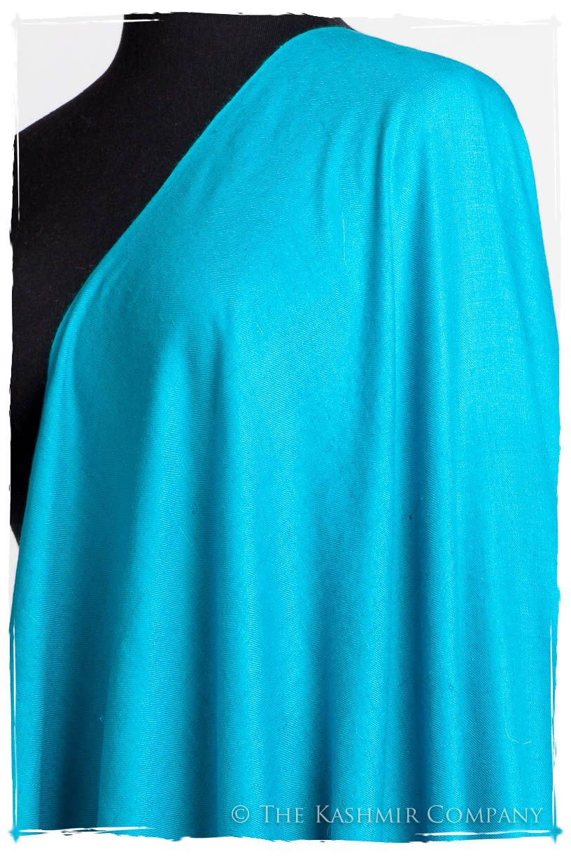 Hawaiian Ocean - Le Luxe Simple - Grand Handloom Pashmina Shawl