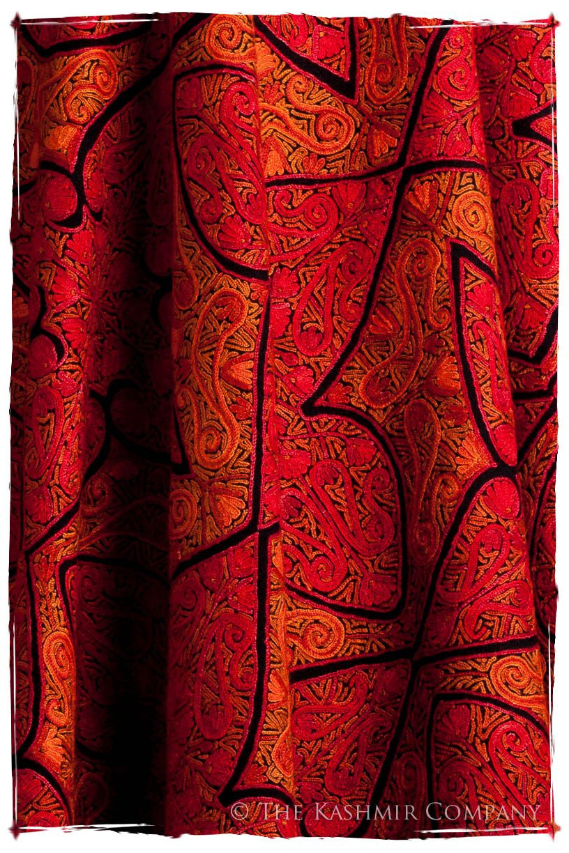 Trésor au Palais Mughal Paisley Antiquaires Shawl