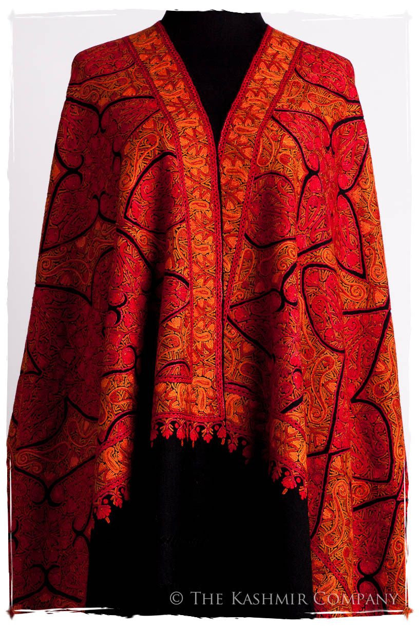 Trésor au Palais Mughal Paisley Antiquaires Shawl