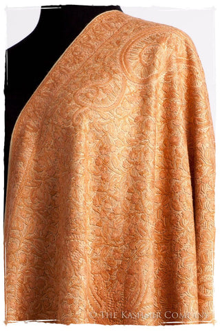 Champagne Crème Toscane Paisley Antiquaires Shawl