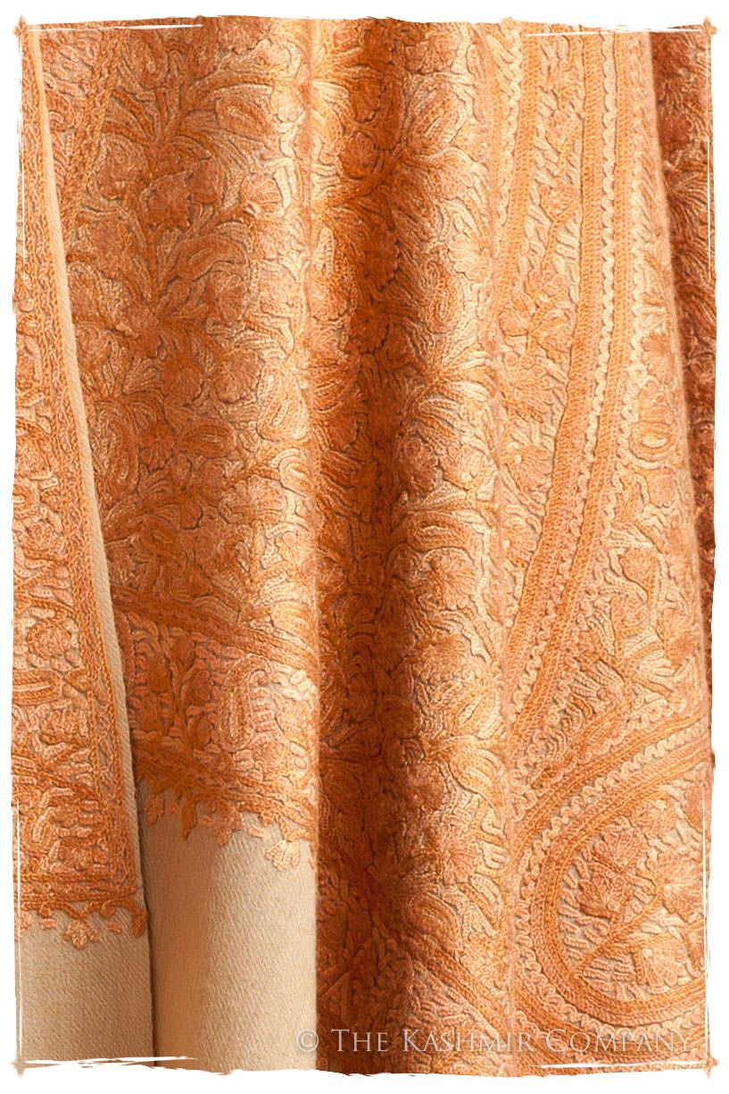 Champagne Crème Toscane Paisley Antiquaires Shawl