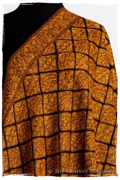 Aztec Mosaïque d'or Paisley Antiquaires Shawl