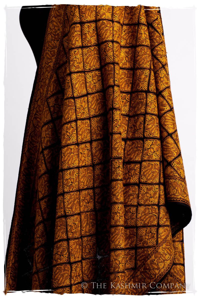 Aztec Mosaïque d'or Paisley Antiquaires Shawl