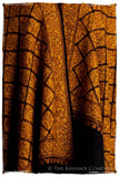 Aztec Mosaïque d'or Paisley Antiquaires Shawl