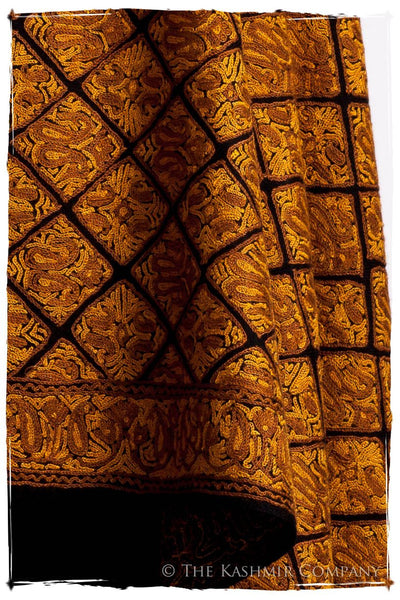 Aztec Mosaïque d'or Paisley Antiquaires Shawl