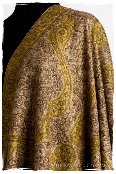 Cachemire Jade Trésor Paisley Antiquaires Shawl