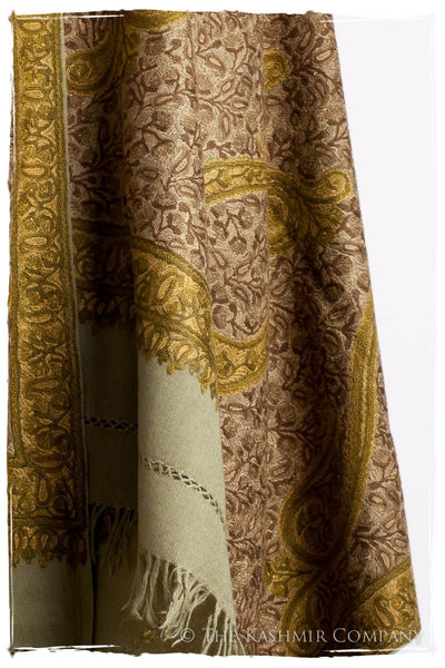 Cachemire Jade Trésor Paisley Antiquaires Shawl