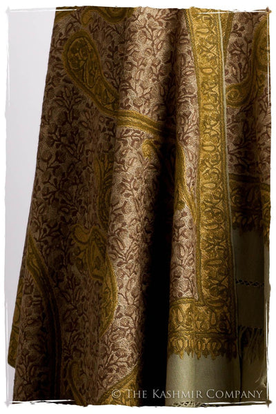 Cachemire Jade Trésor Paisley Antiquaires Shawl