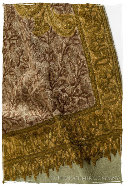 Cachemire Jade Trésor Paisley Antiquaires Shawl