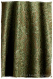 Cachemire Vert Ivoire Trésor Paisley Antiquaires Shawl