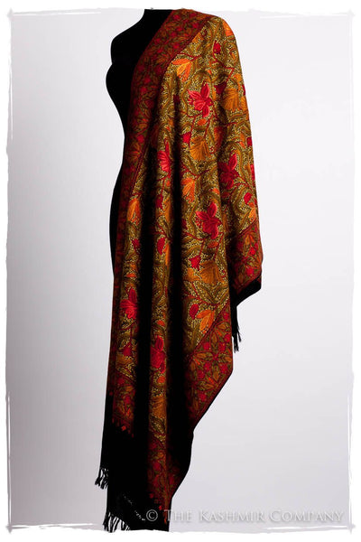 Jardin de Bijoux Rouges Antiquaires Shawl