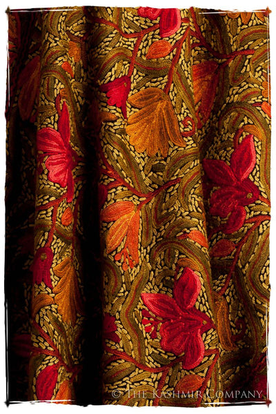 Jardin de Bijoux Rouges Antiquaires Shawl