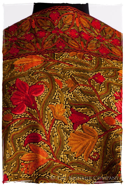 Jardin de Bijoux Rouges Antiquaires Shawl