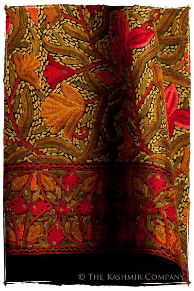 Jardin de Bijoux Rouges Antiquaires Shawl