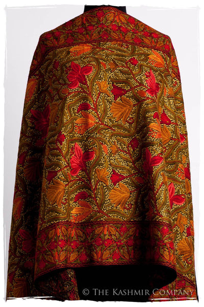 Jardin de Bijoux Rouges Antiquaires Shawl